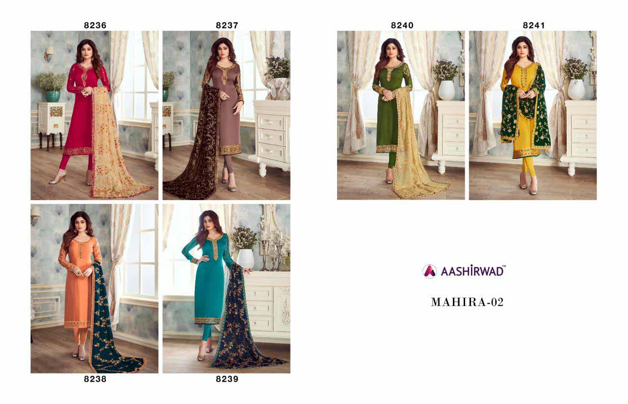 Aashirwad Mahira Vol 2 Heavy Embroidered Salwar Kameez Aashirwad Mahira Vol 2 Heavy Embroidered Salwar Kameez